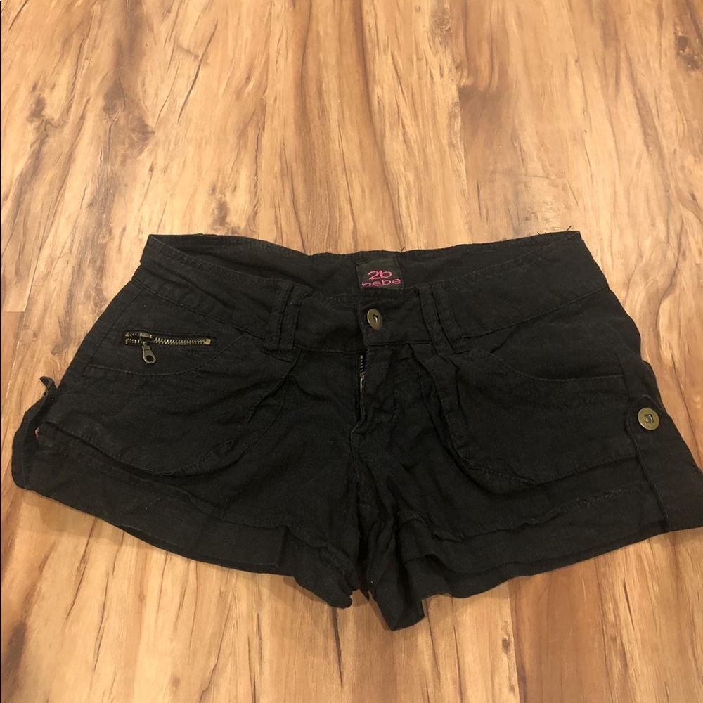 Bebe black shorts